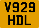 License plate of the United Kingdom, 1983 year system