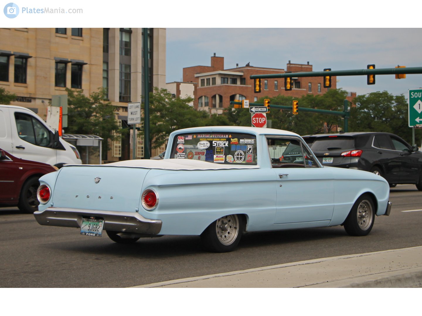 9JGB2, Ford Ranchero 2nd gen (66; NA-market), 1st facelift, 1961–1963