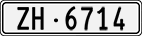 License plate of Switzerland, Cars