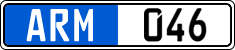 License plate of Armenia, High officials