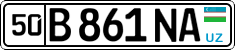 License plate of Uzbekistan, Private owners