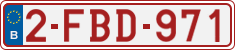 License plate of Belgium, Regular plates (2010)