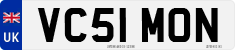 License plate of the United Kingdom, 2001 year system