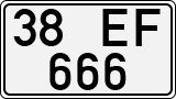 License plate of Turkey, Regular plates