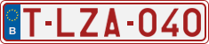 License plate of Belgium, Regular plates (2010)