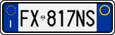 License plate of Italy, Cars (1994 year series)