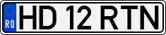License plate of Romania, Regular plates
