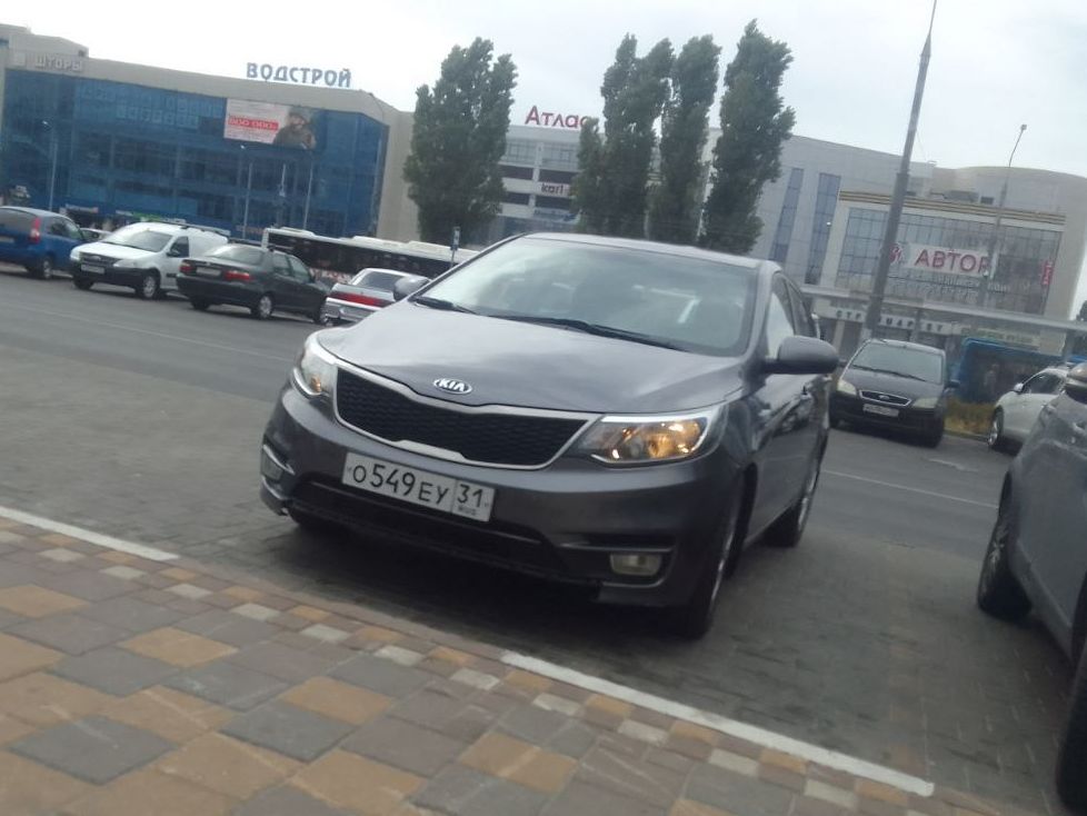 о 549 еу 31, Kia Rio 