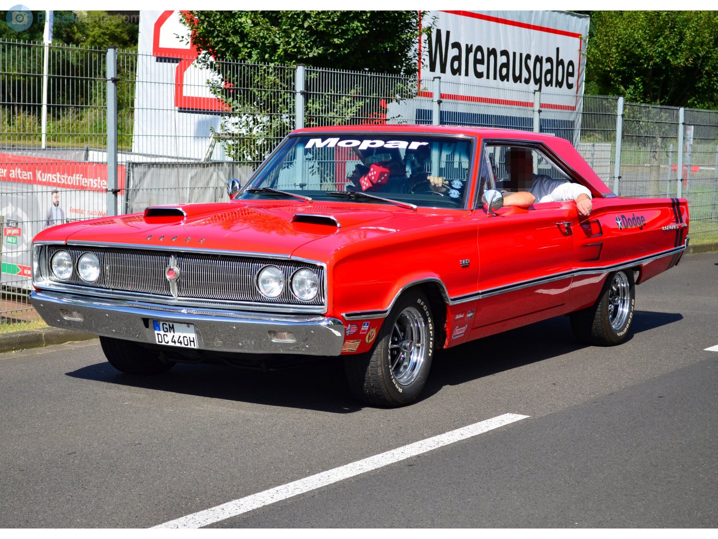 GM DC 440 H, Dodge Coronet 5th gen 1967 2-door Hardtop (23; CW; B-body), 2nd facelift, 1966–1967