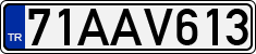 License plate of Turkey, Regular plates
