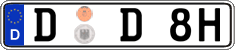 German license plate, Plates for oldtimers (type 