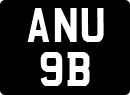 License plate of the United Kingdom, 1963 year system