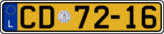 License plate of Luxembourg, Diplomatic
