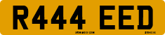 License plate of the United Kingdom, 1983 year system