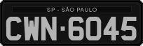 License plate of Brazil, Oldtimers (1990)