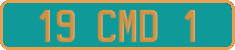French license plate, Diplomatic