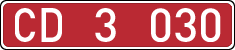License plates of Spain, Diplomatic