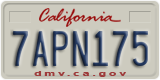 California, Passenger Car (1ABC234)