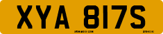 License plate of the United Kingdom, 1963 year system
