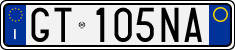 License plate of Italy, Cars (1994 year series)