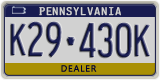 Pennsylvania, Dealer (A12-345A)