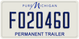 Michigan, Permanent Trailer (A123456)