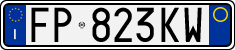 License plate of Italy, Cars (1994 year series)
