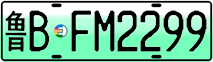 License plate of China, Electric vehicles