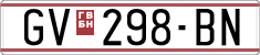License plate of North Macedonia, Regular plates (1993)