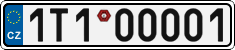 License plate of the Czech Republic, Vanity Plates