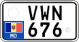 License plate of Moldova, Cars (2015)