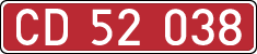 License plates of Spain, Diplomatic