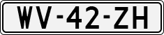 License plate of the Netherlands, Trailers