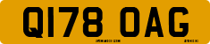 License plate of the United Kingdom, 1983 year system