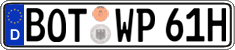 German license plate, Plates for oldtimers (type 
