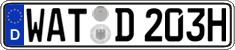 German license plate, Plates for oldtimers (type 