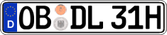 German license plate, Plates for oldtimers (type 