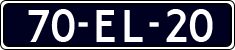 License plate of the Netherlands, Cars
