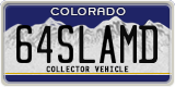 Colorado, Vanity Plates