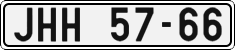 License plate of the Czech Republic, Cars (1960)