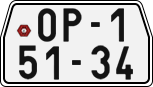 License plate of the Czech Republic, Motorcycles (1960)
