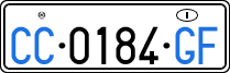 License plate of Italy, Diplomatic