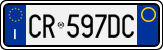 License plate of Italy, Cars (1994 year series)