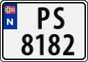 License plate of Norway, Trailers, motorcycles, special vehicles