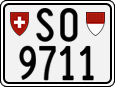 License plate of Switzerland, Motorcycles