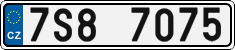 License plate of the Czech Republic, Cars (2001)