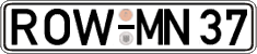 German license plate, Regular plates