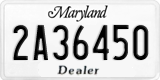 Maryland, Dealer (1A23456)