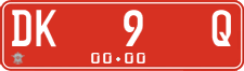 License plate of Indonesia, Government and public administrations