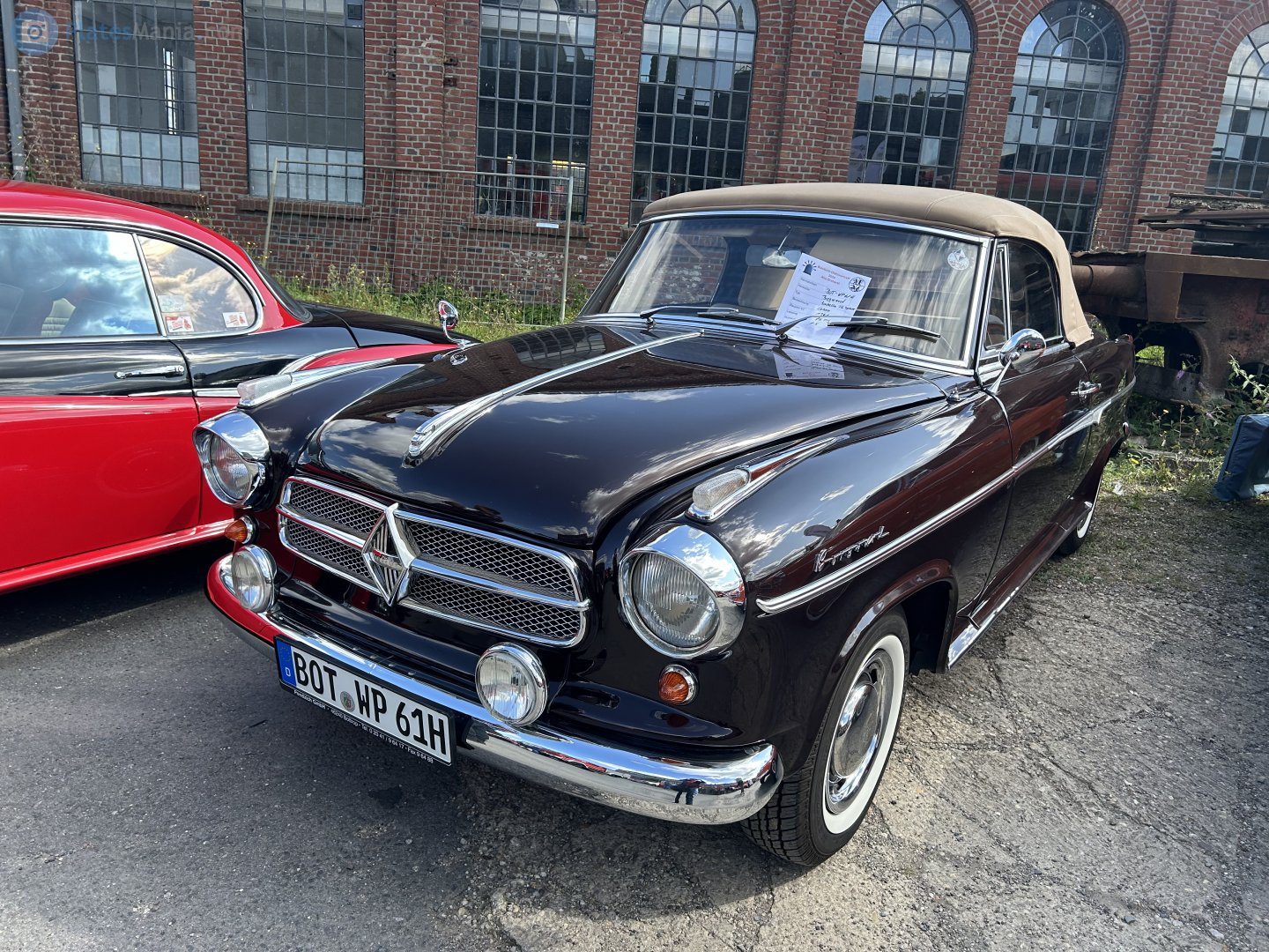 BOT WP 61 H, Borgward Isabella 1st gen 2-door Cabriolet, 1955–1961 (–1965 for LATAM-market)